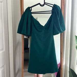 Abercrombie angel sleeve dress with built in shorts